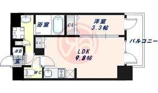 エスリードコート阿倍野昭和町の物件間取画像